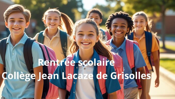 Rentrée scolaire Collège Jean Lacaez de Grisolles.jpg